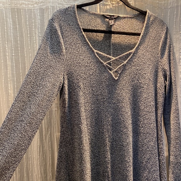 New Look grey long sleeved dress, Size 12 - Picture 3 of 5